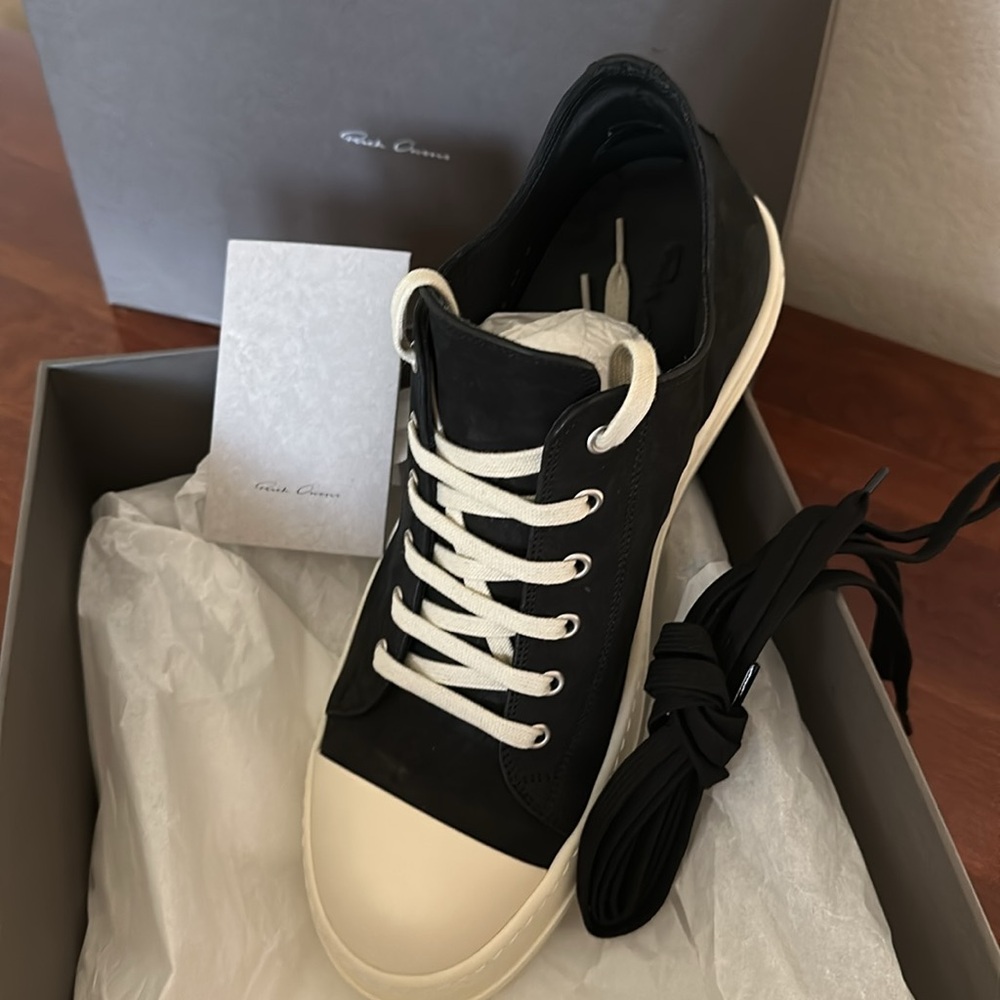Rick Owen’s FW25 Concordians, Low Sneakers, Leather-NEW - Picture 4 of 12